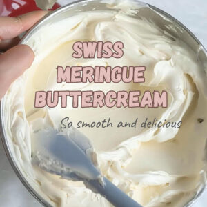 Buttercream Frosting in a mixing bowl